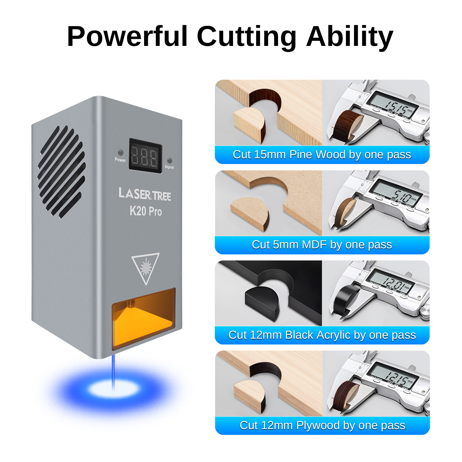 LASER TREE High Power 20W Opti - огляд і ціна Industrial Laser Engraver