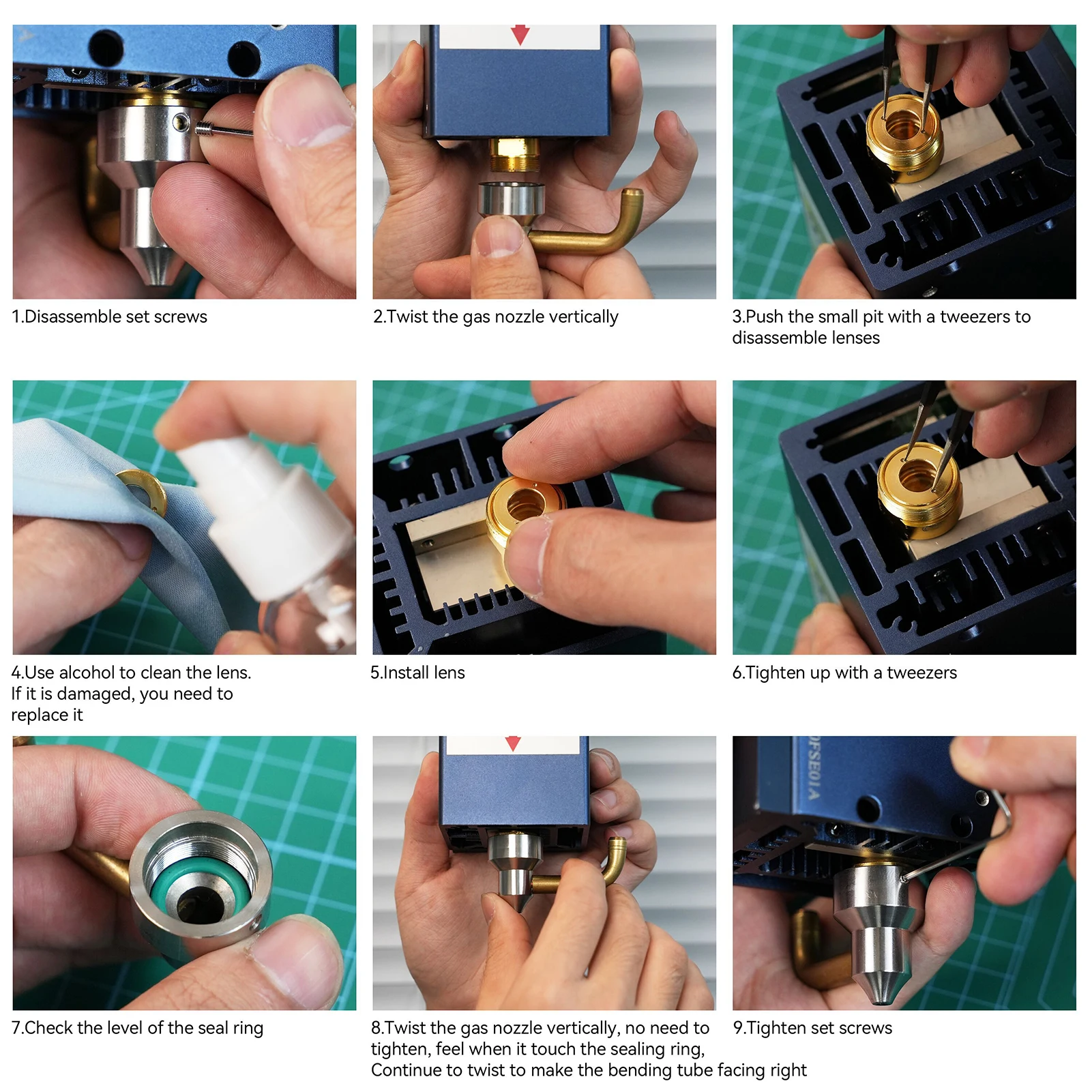 SCULPFUN 6pcs Laser Lens for S - огляд і ціна Industrial Laser Engraver