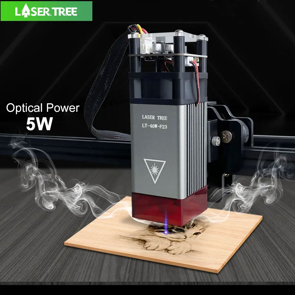LASER TREE 4w 5W Laser Module  - огляд і ціна Industrial Laser Engraver